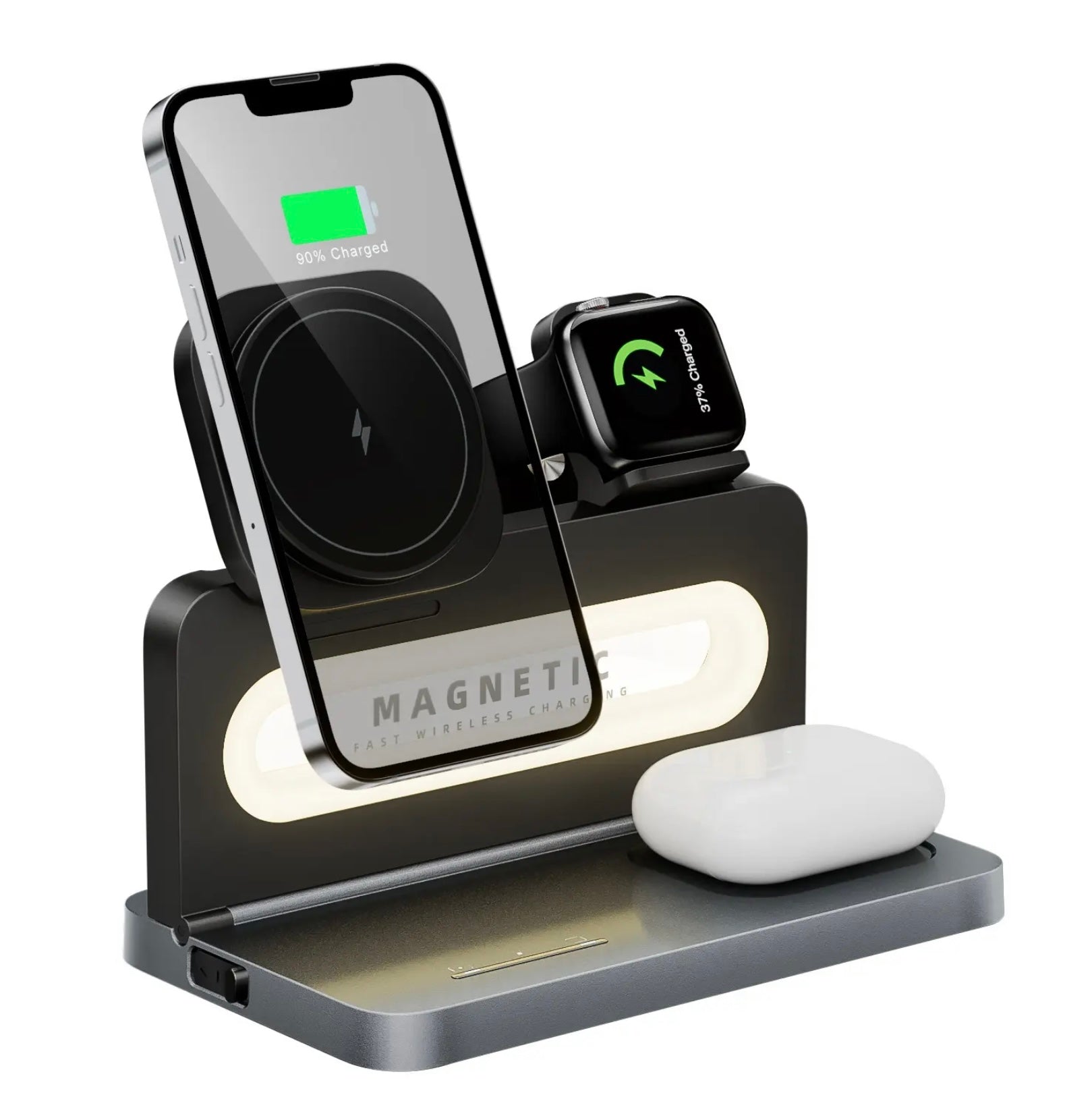 Venandin Opulix Opx-1010 3 in 1 Foidabie Magnetic Wireless Charger