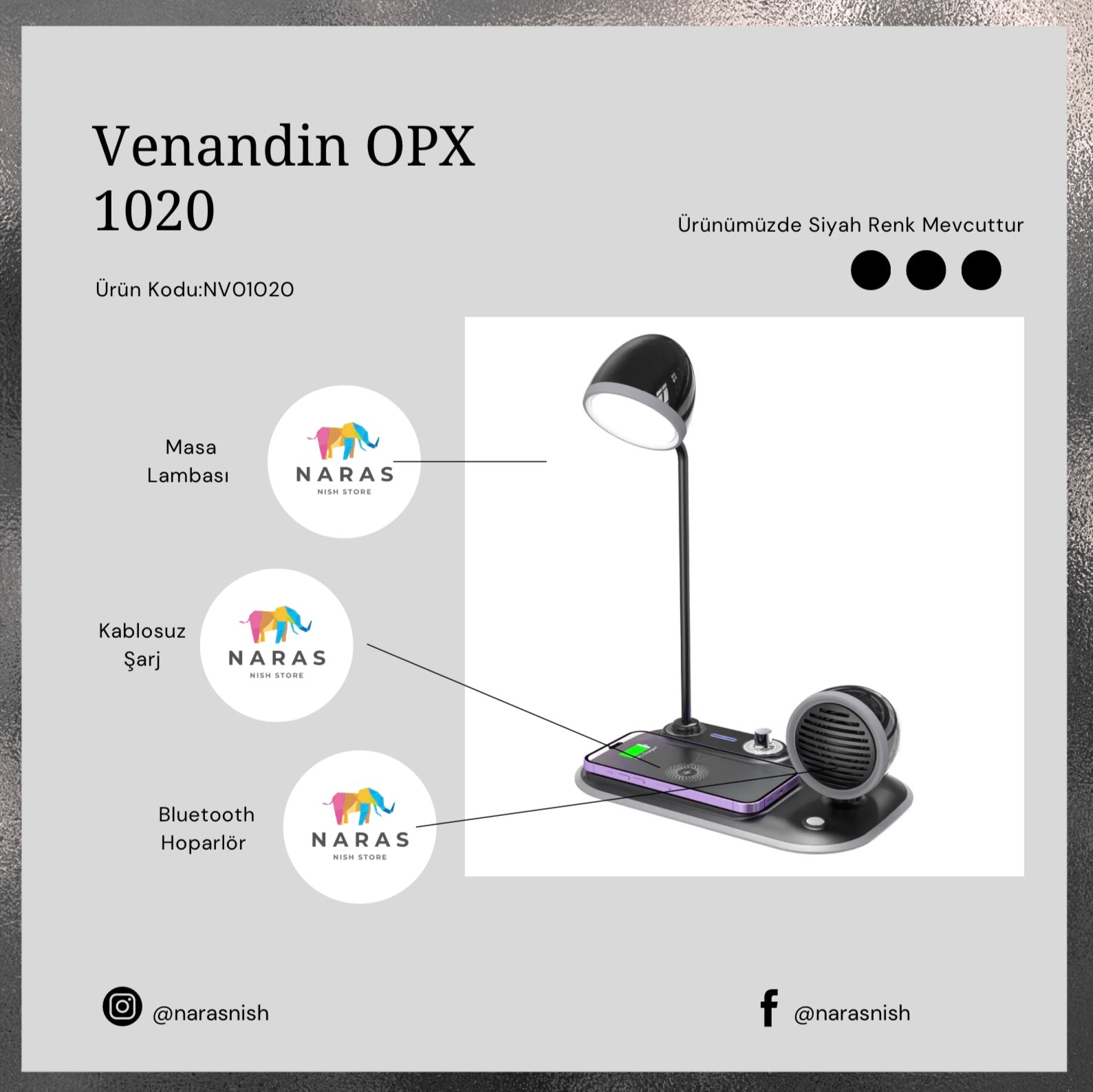 Venandin Opulix OPX-1020 Magnetic Wireless Charger